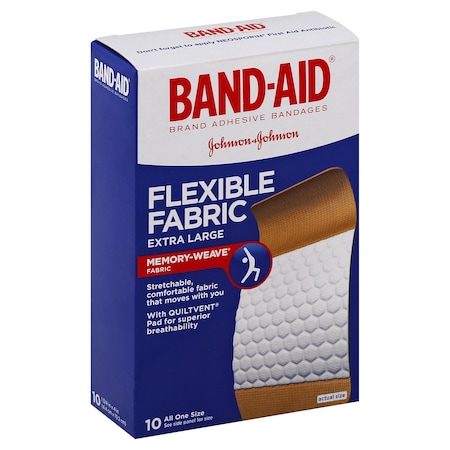 Band-Aid Extra Large Flexible Fabric Knee & Elbow 178187